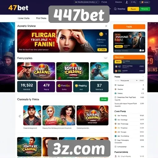 Avaliação da interface do usuário no site 447bet